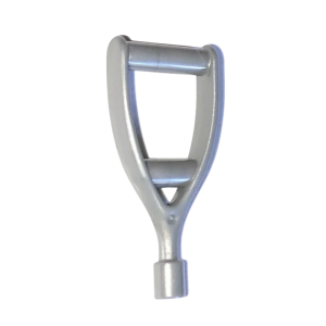 LEGO Equipment 24077 Medical Crutch (Flat Silver)