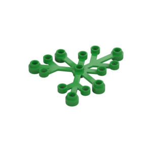LEGO 2417 Plant Leaves 6 x 5 (Bright Green)