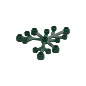 LEGO 2417 Plant Leaves 6 x 5 (Dark Green)
