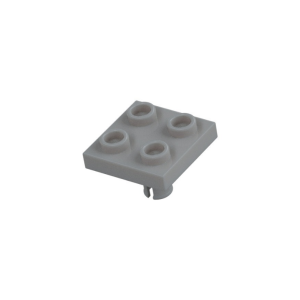 LEGO 2476a Plate Special 2 x 2 with Pin on Bottom (Light Bluish Gray)