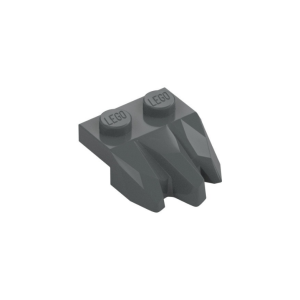LEGO 27261 Plate Special 2 x 3 with Rocks (Dark Bluish Gray)