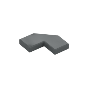 LEGO 27263 Tile Special 2 x 2 Corner with Cut Corner – Facet (Dark Bluish Gray)