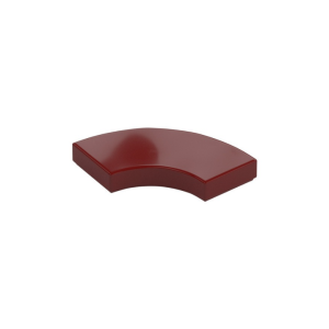 LEGO 27925 Tile 2 x 2 Curved Macaroni (Dark Red)