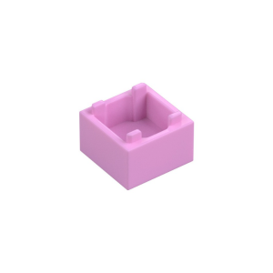 LEGO 2821 Container Box 2 x 2 x 1 Reinforced Bottom (Bright Pink)