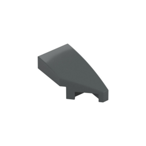 LEGO 29119 Slope Curved 2 x 1 with Stud Notch Right (Dark Bluish Gray)