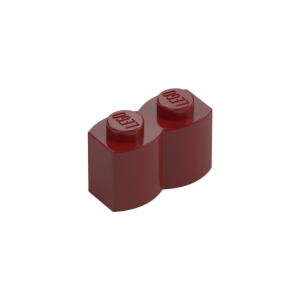 LEGO 30136 Brick Special 1 x 2 Palisade aka Log (Dark Red)