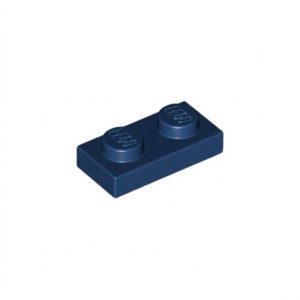 LEGO 3023 Plate 1 x 2 (Dark Blue)