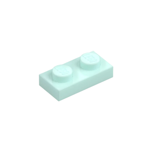 LEGO 3023 Plate 1 x 2 (Light Aqua)