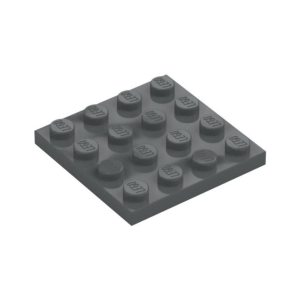 LEGO 3031 Plate 4 x 4 (Dark Bluish Gray)