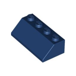 LEGO 3037 Slope 2 x 4 (45°) (Dark Blue)