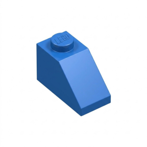 LEGO 3040 Slope 1 x 2 With Bottom Pin (45°) (Blue)