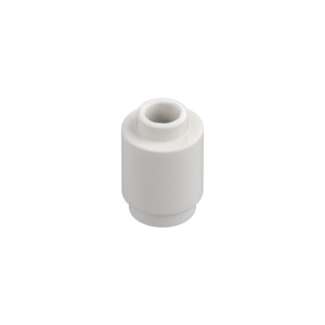 LEGO 3062b Brick Round 1 x 1 Open Stud (White)
