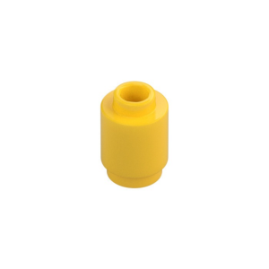 LEGO 3062b Brick Round 1 x 1 Open Stud (Yellow)