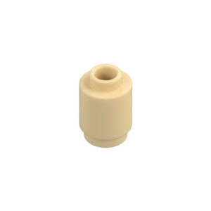 LEGO 3062b Brick Round 1 x 1 Open Stud (Tan)