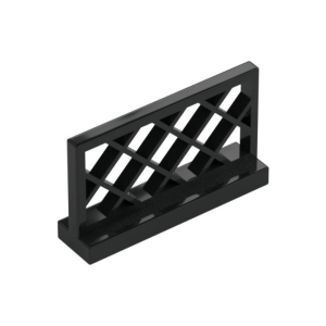 LEGO 3185 Fence Lattice 1 x 4 x 2 (Black)