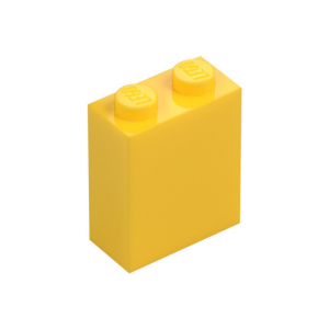LEGO 3245 Brick 1 x 2 x 2 with Inside Stud Holder (Yellow)