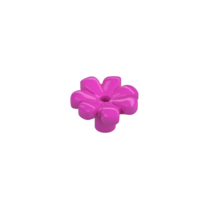 LEGO 32606 Plant Flower Minifig Accessory with 7 Thick Petals and Pin (Dark Pink)