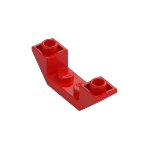 LEGO 32802 Slope Inverted 45° 4 x 1 Double with 1 x 2 Recessed (Red)