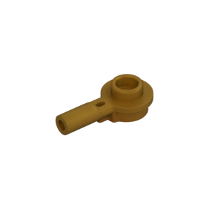LEGO 32828 Plate Round 1 x 1 with Hollow Stud and Horizontal Bar 1L (Pearl Gold)