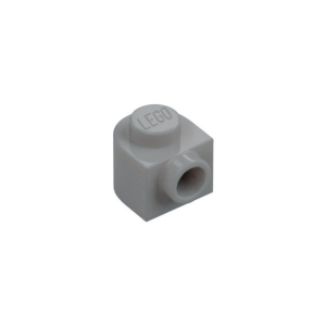 LEGO 3386 Plate 1 x 1 x 2/3 Half Round with Side Stud (Light Bluish Gray)