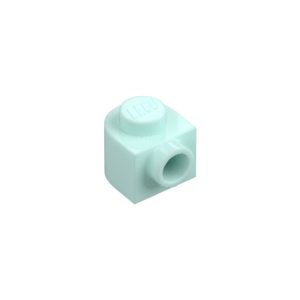 LEGO 3386 Plate 1 x 1 x 2/3 Half Round with Side Stud (Light Aqua)