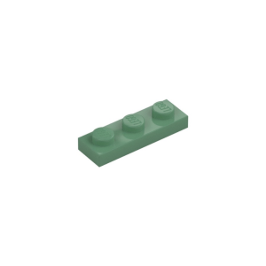 LEGO 3623 Plate 1 x 3 (Sand Green)