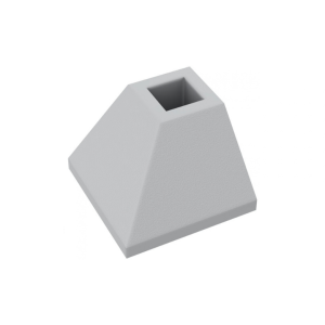 LEGO 3676 Brick Sloped Inverted 45° 2 x 2 Double Convex (Light Bluish Gray)