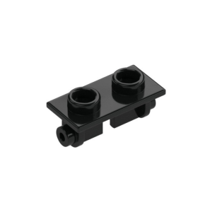 LEGO 3938 Hinge Brick 1 x 2 Top Plate Thin (Black)
