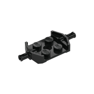 LEGO 39767 Plate Special 2 x 2 with Wheels Holder Wide [Reinforced Underside Type 2] (Black)