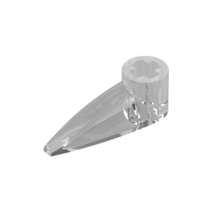 LEGO 41669 Technic Tooth 1 x 3 with Axle Hole Type 2 (Transparent Clear)