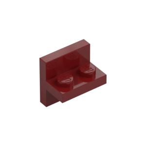 LEGO 41682 Bracket 2 x 2 with 1 x 2 Vertical Studs (Dark Red)