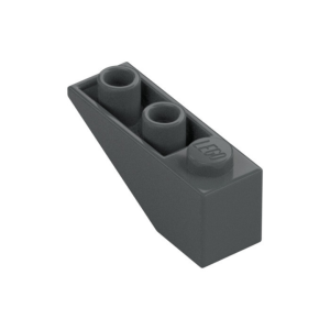 LEGO 4287 Brick Sloped Inverted 33° 3 x 1 with Internal Stopper and No Front Stud Connection (Dark Bluish Gray)