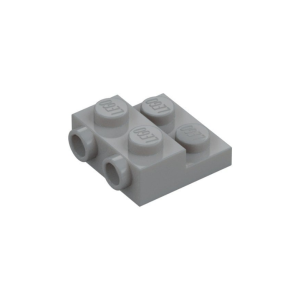 LEGO 4304 Plate Special 2 x 2 x 0.7 with Two Studs On Side (Light Bluish Gray)