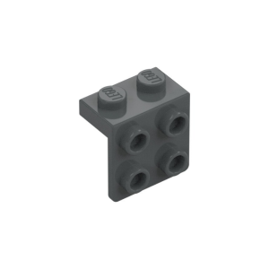 LEGO 44728 Bracket 1 x 2 – 2 x 2 (Dark Bluish Gray)