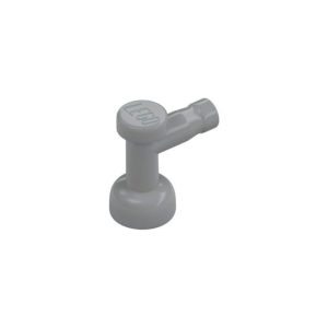 LEGO 4599b Tap 1 x 1 without Hole in Spout (Light Bluish Gray)