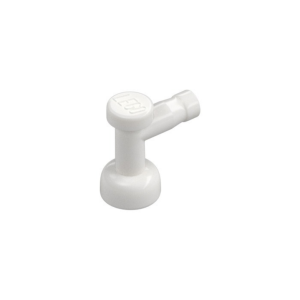 LEGO 4599b Tap 1 x 1 without Hole in Spout (White)