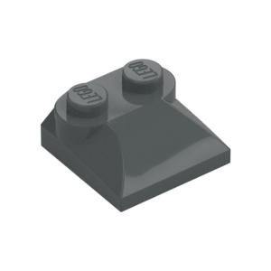 LEGO 47457 Brick Curved 2 x 2 x 2/3 Two Studs and Curved Slope End (Dark Bluish Gray)