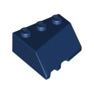 LEGO 48165 Brick Wedged Sloped 45° 3 x 3 Right (Dark Blue)