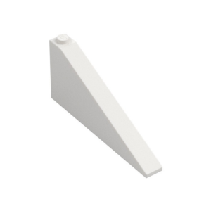 LEGO 49618 Brick Sloped 25° 1 x 8 x 3 (White)