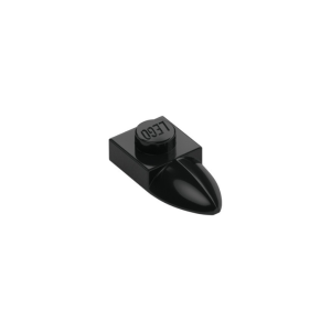 LEGO 49668 Plate Special 1 x 1 with Tooth (Black)
