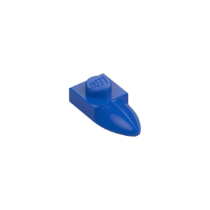 LEGO 49668 Plate Special 1 x 1 with Tooth (Blue)
