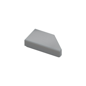 LEGO 5091 Tile 1 x 2 with Stud Notch Left (Light Bluish Gray)