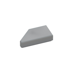 LEGO 5092 Tile 1 x 2 with Stud Notch Right (Light Bluish Gray)