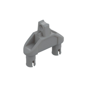 LEGO 57359 Hinge 1 x 3 Triangle with Two Pins 1 Locking Finger Squared Pin Holes (Light Bluish Gray)