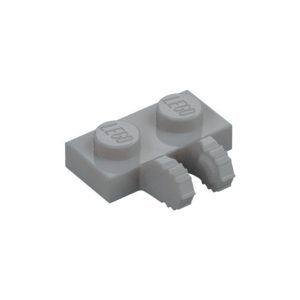 LEGO 60471 Hinge Plate 1 x 2 Locking with 2 Fingers on Side, 9 Teeth (Light Bluish Gray)