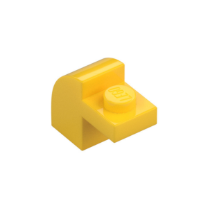 LEGO 6091 Brick Curved 1 x 2 x 1 1/3 with Curved Top (Yellow)