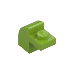 LEGO 6091 Brick Curved 1 x 2 x 1 1/3 with Curved Top (Lime)