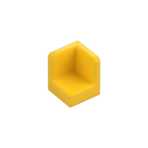 LEGO 6231 Panel 1 x 1 x 1 Corner (Yellow)
