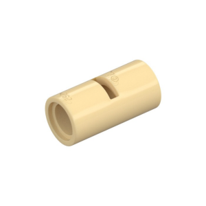 LEGO 62462 Technic Pin Connector Round [Slotted] (Tan)