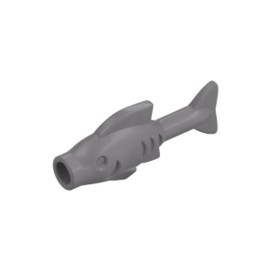 LEGO Animal 64648 Fish (Flat Silver)